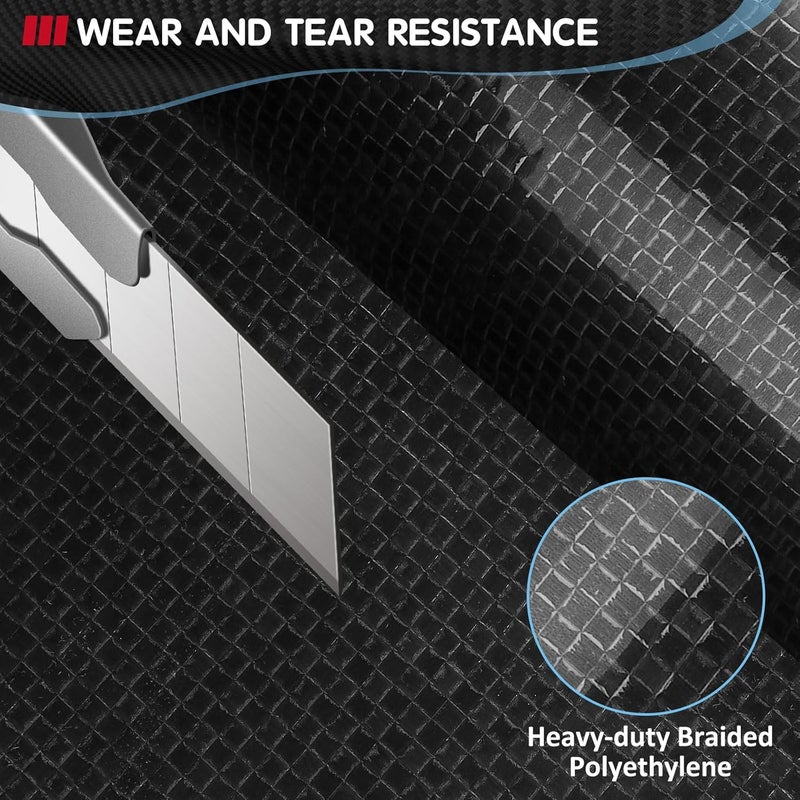Touranize RV Underbelly Material RV Underbelly Tape, 4'' x 33' Waterproof Flex Belly Tape with Permanent Sealing Adhesive for Mobile Home, Camper Travel Trailer, Tear Repair Patch, Black - Image 5